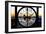 Giant Clock Window - View on the New York at Sunset-Philippe Hugonnard-Framed Photographic Print