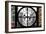Giant Clock Window - View on the New York City - 401 Broadway-Philippe Hugonnard-Framed Photographic Print