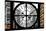 Giant Clock Window - View on the New York City - 401 Broadway-Philippe Hugonnard-Mounted Photographic Print