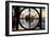 Giant Clock Window - View on the New York City at Sunset II-Philippe Hugonnard-Framed Photographic Print