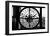 Giant Clock Window - View on the New York City at Sunset III-Philippe Hugonnard-Framed Photographic Print