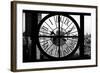 Giant Clock Window - View on the New York City at Sunset III-Philippe Hugonnard-Framed Photographic Print