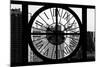 Giant Clock Window - View on the New York City at Sunset with the One World Trade Center II-Philippe Hugonnard-Mounted Photographic Print
