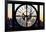 Giant Clock Window - View on the New York City at Sunset with the One World Trade Center III-Philippe Hugonnard-Framed Photographic Print