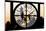 Giant Clock Window - View on the New York City at Sunset with the One World Trade Center IV-Philippe Hugonnard-Mounted Photographic Print