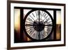 Giant Clock Window - View on the New York City at Sunset with the One World Trade Center-Philippe Hugonnard-Framed Photographic Print