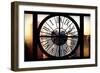 Giant Clock Window - View on the New York City at Sunset with the One World Trade Center-Philippe Hugonnard-Framed Photographic Print