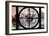 Giant Clock Window - View on the New York City - Car Wash-Philippe Hugonnard-Framed Photographic Print