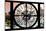 Giant Clock Window - View on the New York City - Car Wash-Philippe Hugonnard-Mounted Photographic Print