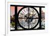 Giant Clock Window - View on the New York City - Car Wash-Philippe Hugonnard-Framed Photographic Print