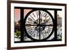 Giant Clock Window - View on the New York City - Car Wash-Philippe Hugonnard-Framed Photographic Print