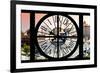 Giant Clock Window - View on the New York City - Car Wash-Philippe Hugonnard-Framed Photographic Print