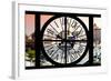 Giant Clock Window - View on the New York City - Car Wash-Philippe Hugonnard-Framed Photographic Print