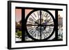 Giant Clock Window - View on the New York City - Car Wash-Philippe Hugonnard-Framed Photographic Print