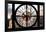 Giant Clock Window - View on the New York City - Chrysler Building-Philippe Hugonnard-Framed Photographic Print