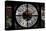 Giant Clock Window - View on the New York City - City of Lights II-Philippe Hugonnard-Stretched Canvas