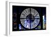 Giant Clock Window - View on the New York City - City of Lights V-Philippe Hugonnard-Framed Photographic Print
