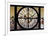 Giant Clock Window - View on the New York City - East Village Sunset-Philippe Hugonnard-Framed Photographic Print