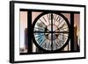 Giant Clock Window - View on the New York City - Financial District-Philippe Hugonnard-Framed Photographic Print