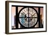 Giant Clock Window - View on the New York City - Financial District-Philippe Hugonnard-Framed Photographic Print