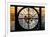 Giant Clock Window - View on the New York City - Harlem-Philippe Hugonnard-Framed Photographic Print