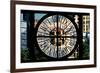 Giant Clock Window - View on the New York City - Manhattan Building-Philippe Hugonnard-Framed Photographic Print