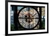 Giant Clock Window - View on the New York City - Manhattan Building-Philippe Hugonnard-Framed Photographic Print