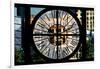 Giant Clock Window - View on the New York City - Manhattan Building-Philippe Hugonnard-Framed Photographic Print