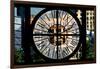 Giant Clock Window - View on the New York City - Manhattan Building-Philippe Hugonnard-Framed Photographic Print