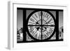 Giant Clock Window - View on the New York City - Manhattan Skyline-Philippe Hugonnard-Framed Photographic Print