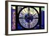 Giant Clock Window - View on the New York City - Midtown Manhattan-Philippe Hugonnard-Framed Photographic Print