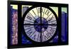 Giant Clock Window - View on the New York City - Midtown Manhattan-Philippe Hugonnard-Framed Photographic Print