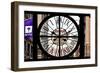 Giant Clock Window - View on the New York City - NYU-Philippe Hugonnard-Framed Photographic Print