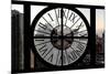 Giant Clock Window - View on the New York City - One World Trade Center-Philippe Hugonnard-Mounted Photographic Print
