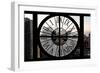 Giant Clock Window - View on the New York City - One World Trade Center-Philippe Hugonnard-Framed Photographic Print