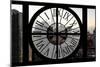 Giant Clock Window - View on the New York City - One World Trade Center-Philippe Hugonnard-Mounted Photographic Print