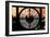 Giant Clock Window - View on the New York Skyline at Dusk III-Philippe Hugonnard-Framed Photographic Print