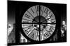 Giant Clock Window - View on the New York with the Empire State Building in Winter IV-Philippe Hugonnard-Mounted Photographic Print