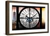 Giant Clock Window - View on the New York with the One World Trade Center II-Philippe Hugonnard-Framed Photographic Print