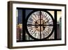 Giant Clock Window - View on the New Yorker Hotel-Philippe Hugonnard-Framed Photographic Print