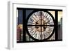 Giant Clock Window - View on the New Yorker Hotel-Philippe Hugonnard-Framed Photographic Print