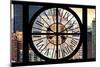 Giant Clock Window - View on the New Yorker Hotel-Philippe Hugonnard-Mounted Photographic Print