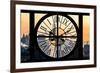 Giant Clock Window - View on the One World Trade Center at Sunset II-Philippe Hugonnard-Framed Photographic Print