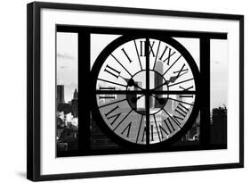 Giant Clock Window - View on the One World Trade Center II-Philippe Hugonnard-Framed Photographic Print