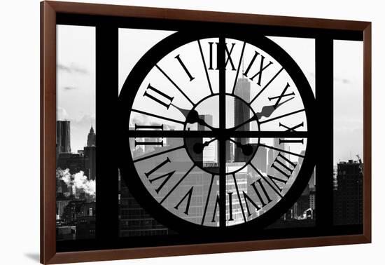 Giant Clock Window - View on the One World Trade Center II-Philippe Hugonnard-Framed Photographic Print