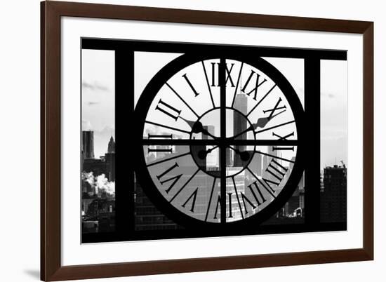 Giant Clock Window - View on the One World Trade Center II-Philippe Hugonnard-Framed Photographic Print