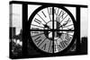 Giant Clock Window - View on the One World Trade Center II-Philippe Hugonnard-Stretched Canvas