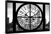 Giant Clock Window - View on the One World Trade Center-Philippe Hugonnard-Framed Stretched Canvas