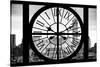 Giant Clock Window - View on the One World Trade Center-Philippe Hugonnard-Stretched Canvas