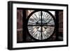 Giant Clock Window - View on the Streets of Manhattan - 10th Avenue II-Philippe Hugonnard-Framed Photographic Print